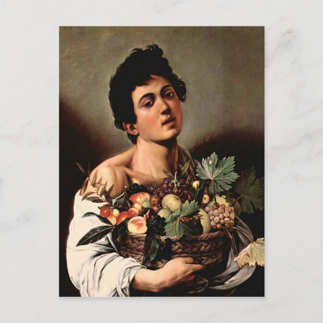 Postal Obra de arte de Carvaggio (Anverso)