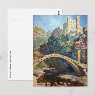 Postal Obra de arte de Claude Monet - El castillo de Dolc