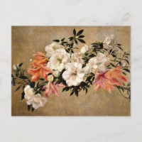 Obra de arte de Petunias - Henri Fantin-Latour