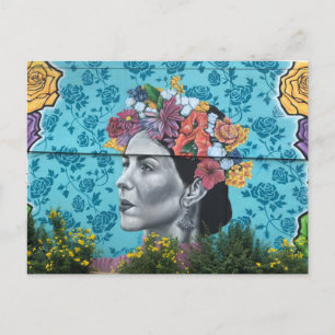Postal Obra de arte mural en San Antonio