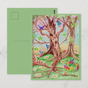 Postal Obra de arte "Transformación"