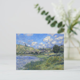 Postal Obra de Claude Monet, Vetheuil, Paysage,