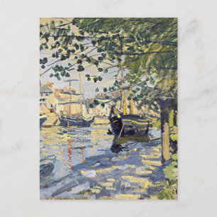 Postal Obra de Monet, Sena en Rouen,