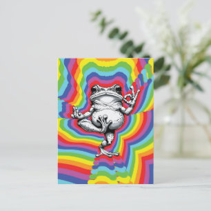 Postal Obra Maestra de la Rana Zen