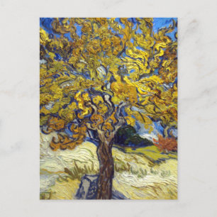 Postal Obra Maestra del Árbol de Moras de Van Gogh