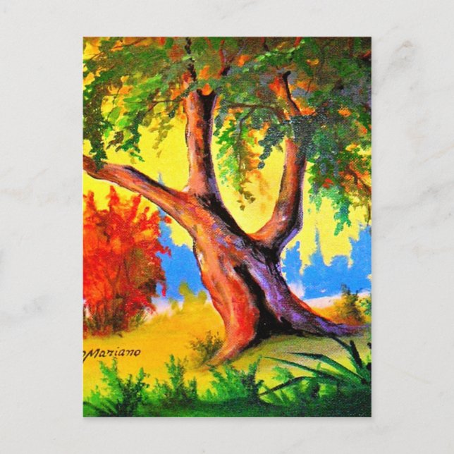 POSTAL OBRAS DE ARTE DE LEOMARIANO (Anverso)