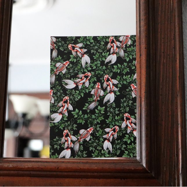 Postal Obras de arte de peces de Koi Pond (Subido por el creador)