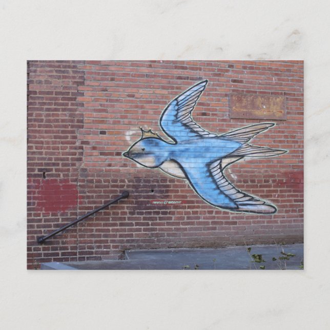 Postal Obras de arte del graffiti occidental n.º 7 (Anverso)