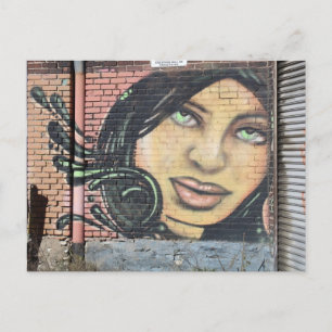 Postal Obras de arte del graffiti occidental n° 3