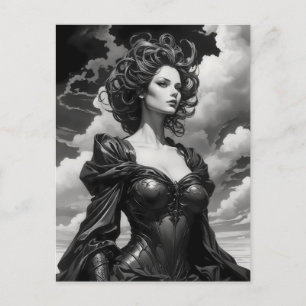 Postal obras de arte en blanco y negro