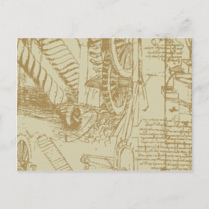 Postal Obras de arte Leonardo Da Vinci