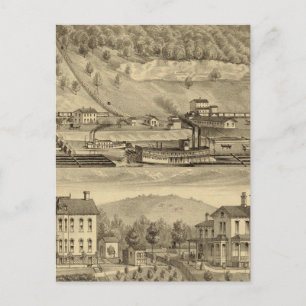 Postal Obras de carbón de O'Neil y compañía