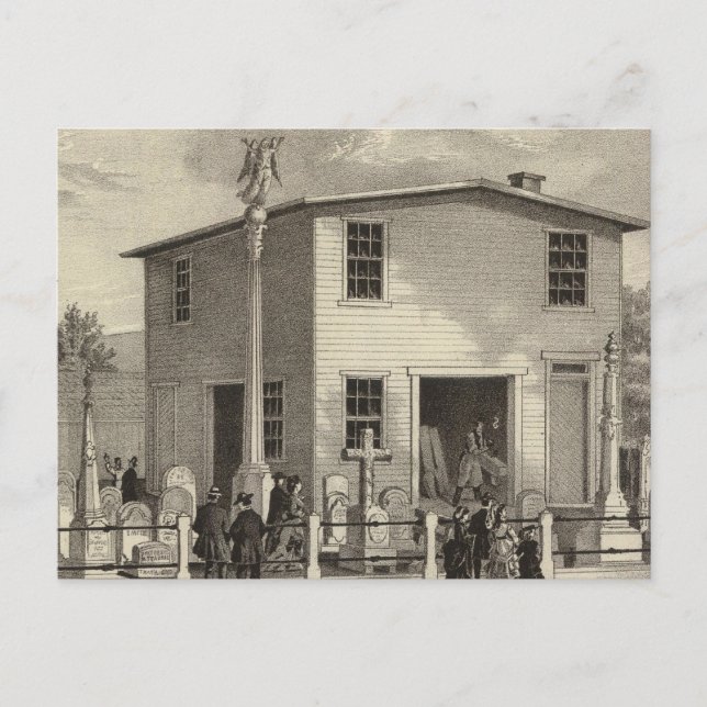 Postal Obras de Mármol de WE Raymond (Anverso)