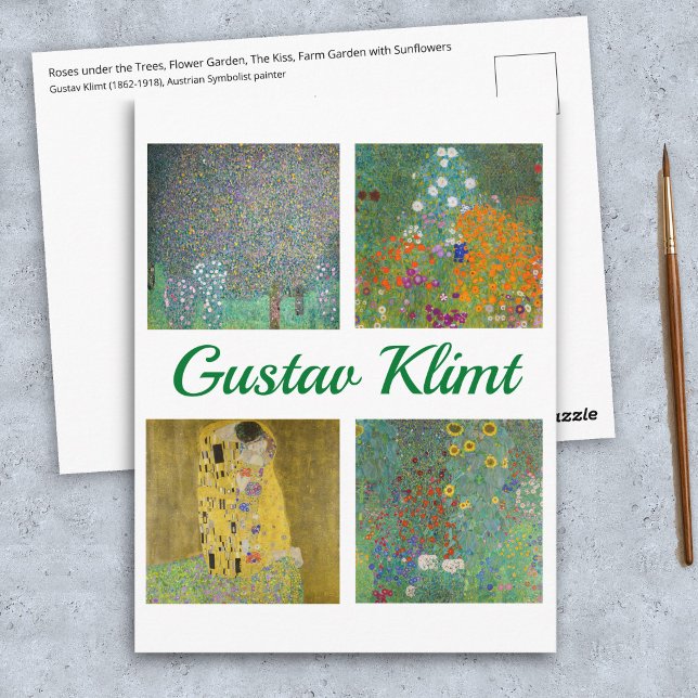 Postal Obras maestras de Gustav Klimt (Subido por el creador)