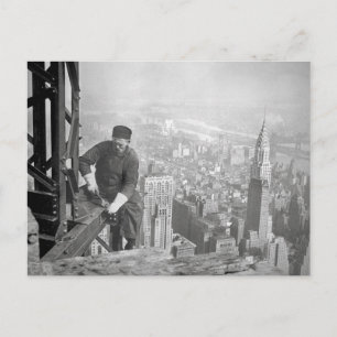 Postal Obrero del acero del Empire State, 1936