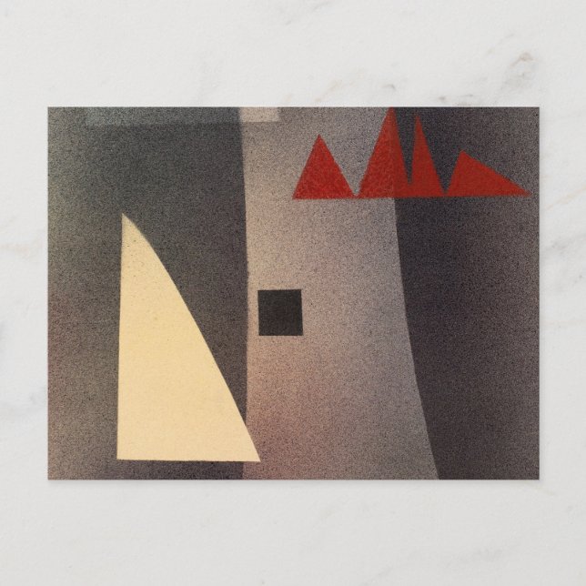 Postal Obscure, 1930 por Wassily Kandinsky (Anverso)