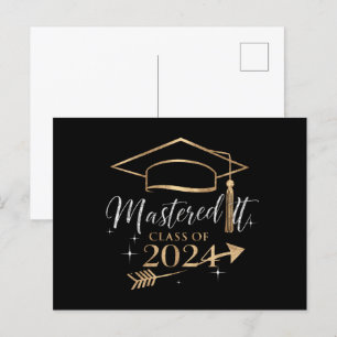 Postal Obsequios de graduación para su máster en clases d
