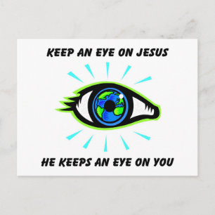 Postal Observar el regalo cristiano de Jesús