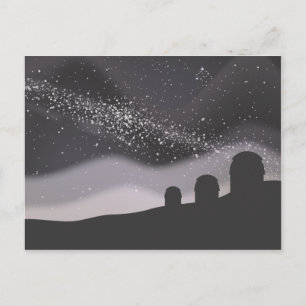 Postal Observar las estrellas