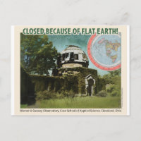 Observatorio cerrado, ¡por la tierra plana!