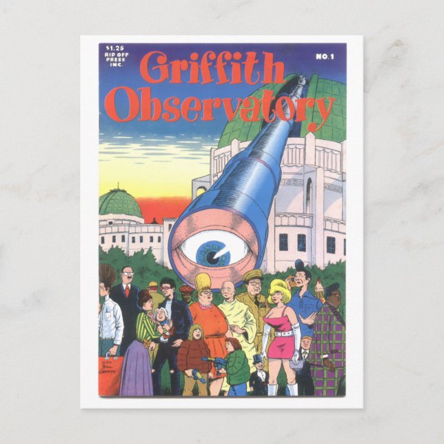 Postal "Observatorio Griffith" #1, 1979 (Anverso)
