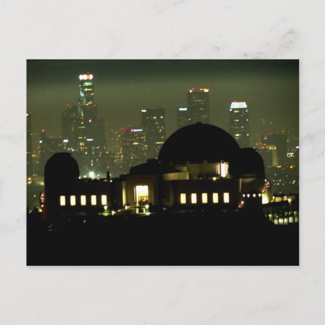 Postal Observatorio Griffith De Noche (Anverso)