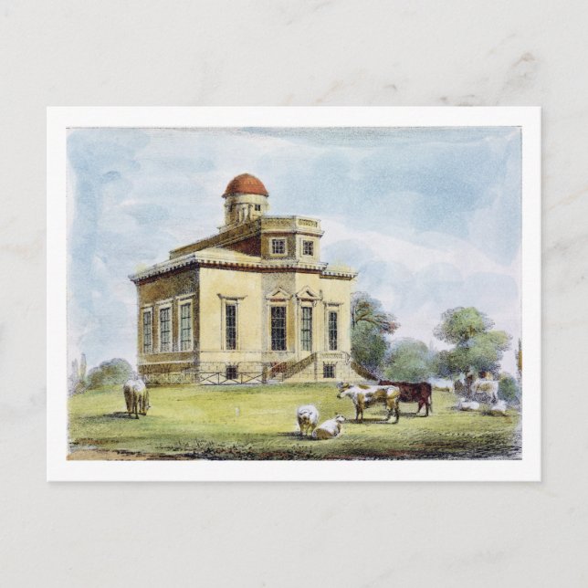 Postal Observatorio, Jardines Richmond, plato 14 de 'Kew. (Anverso)