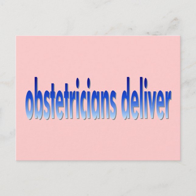 Postal Obstetricistas entregan Pun (Anverso)