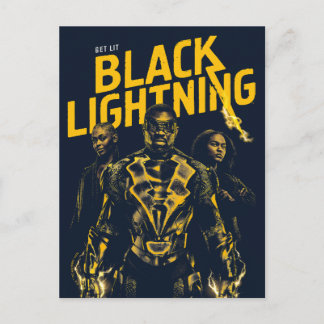 Postal Obtén luz - Black Lightning