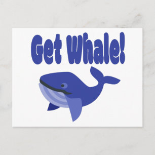 Postal Obtener Ballena, Recuperarse Chiste Divertido