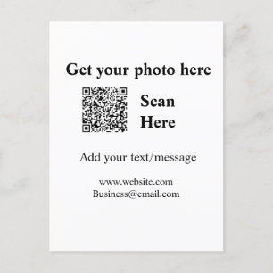 Postal Obtener el análisis de fotos QR añadir la direcció