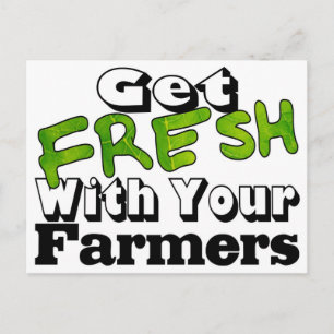 Postal Obtener Fresco del Agricultor