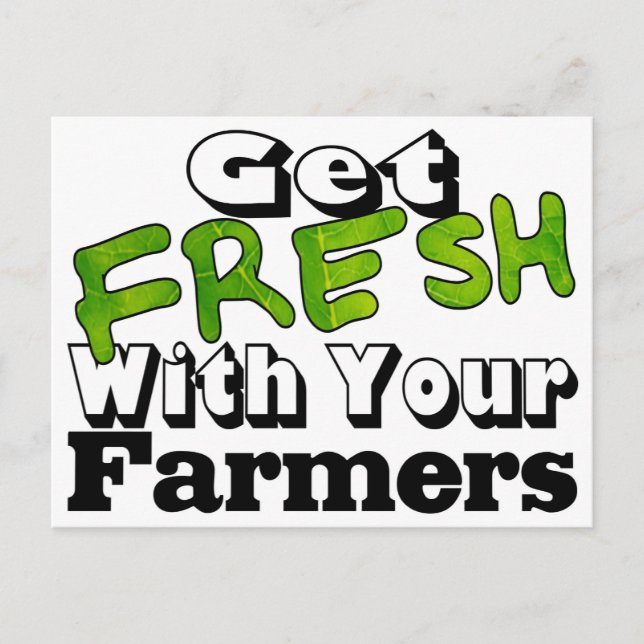 Postal Obtener Fresco del Agricultor (Anverso)