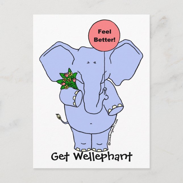 Postal Obtener Wellephant (Anverso)