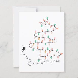 Postal Obtengamos Navidades De Citas Ligeras