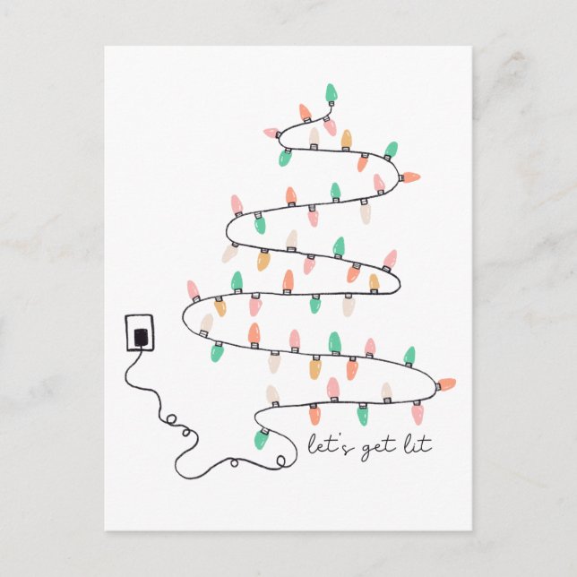 Postal Obtengamos Navidades De Citas Ligeras (Anverso)