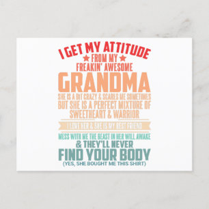 POSTAL OBTENGO MI ACTITUD DE MI ABUELO INCREÍBLE