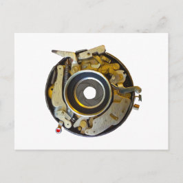 Postal Obturador de lentes de cámara antigua