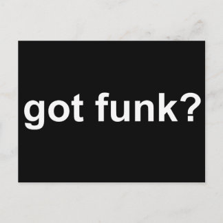 Postal Obtuve Funk Black