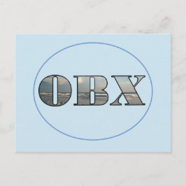 Postal OBX Beach Text