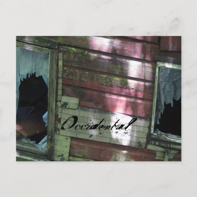 Postal Occidental, CA (Anverso)