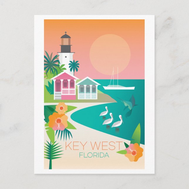 Postal occidental clave (Anverso)