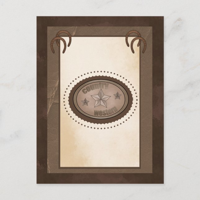 Postal occidental para el país personalizado (Anverso)