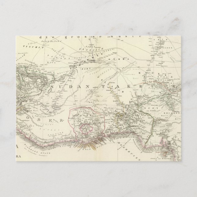 Postal Occidente de MittelAfrica - África Central Occiden (Anverso)