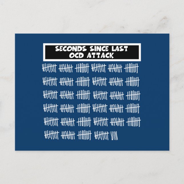 Postal OCD divertido (Anverso)