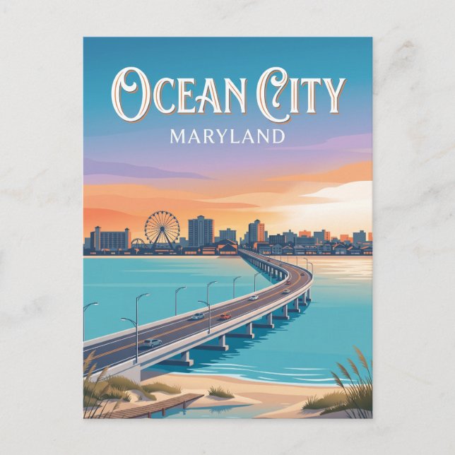 Postal Ocean City Maryland (Anverso)