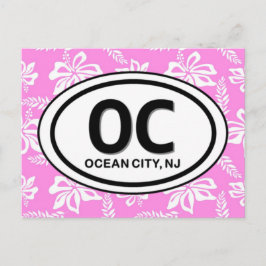 Postal Ocean City New Jersey ~ OC NJ Pink Beach