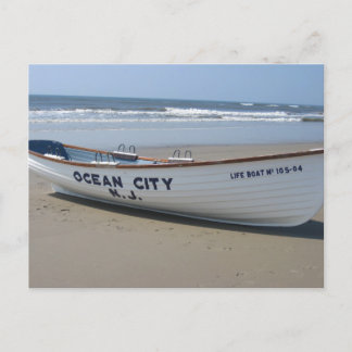Postal Ocean City, NJ * Verano Divertido * Barco costero