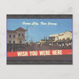 Postal Ocean City, Nueva Jersey, Vintage