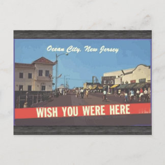 Postal Ocean City, Nueva Jersey, Vintage
